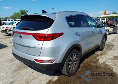 2017 Kia Sportage Ex z USA, uszkodzony, nr VIN KNDPNCAC6H7254034